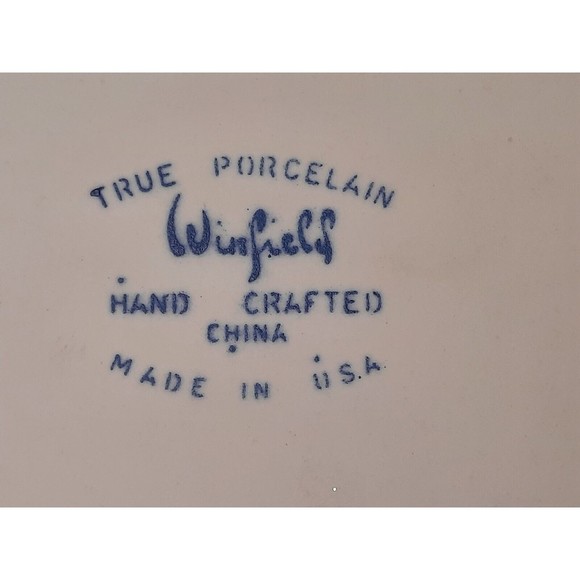 WINFIELD CHINA BLUE PACIFIC ROUND COVERED CASSEROLE *R2SI#3* Made in USA MCM - Picture 5 of 12